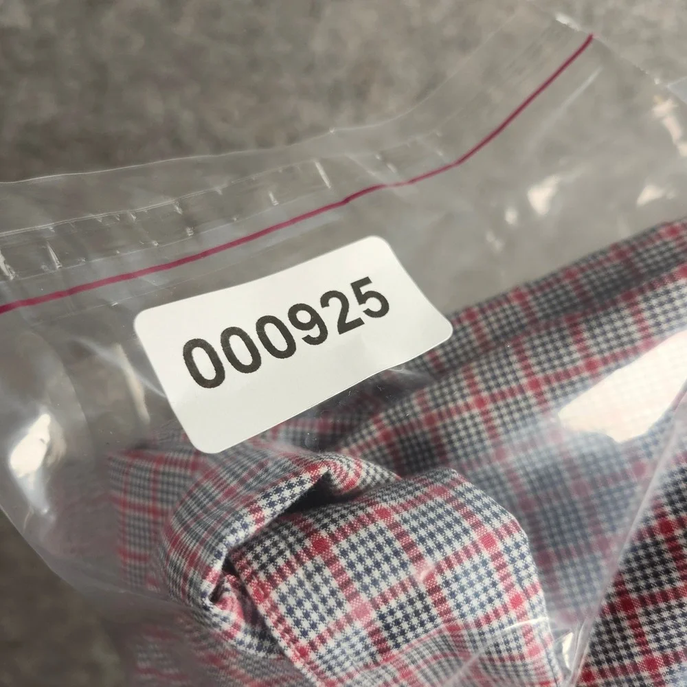 VTG Chaps Ralph Lauren Men Plaid Button Down Shirt Red Blue White Size XL Casual